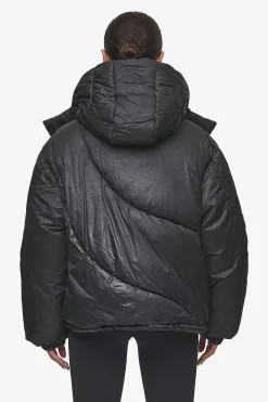 Pegador Jackets|Hailey Vintage Oversized Puffer Jacket Black