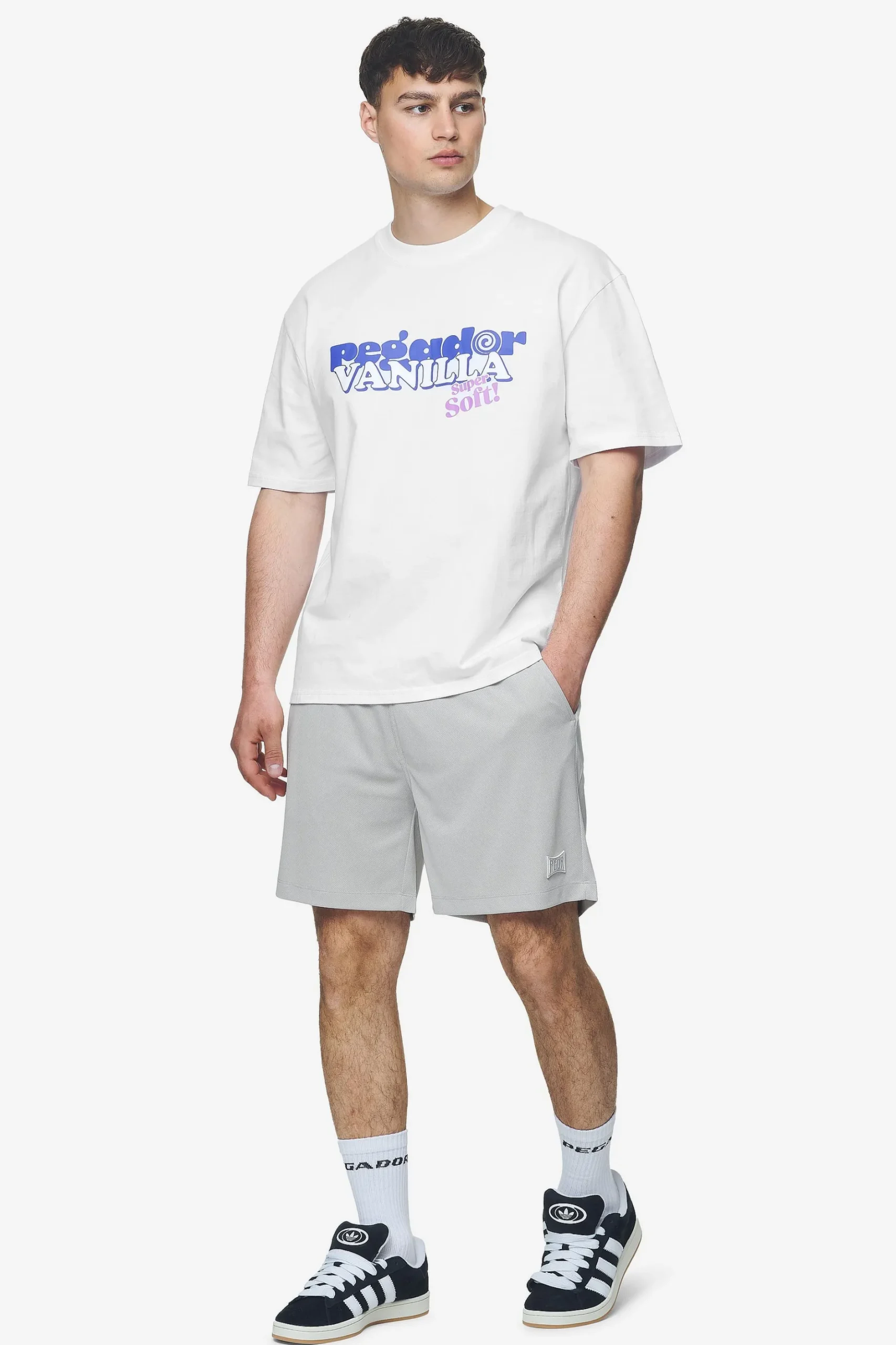 Pegador Tees|Hamlin Oversized Tee White