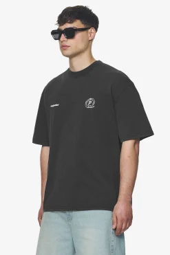 Pegador Tees|Harlan Oversized Tee Vintage black