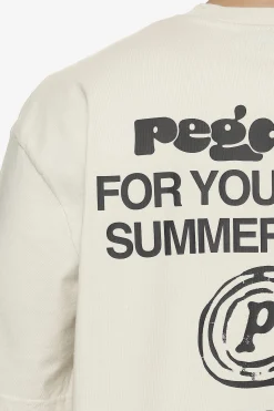 Pegador Tees|Harlan Oversized Tee Washed salty cream