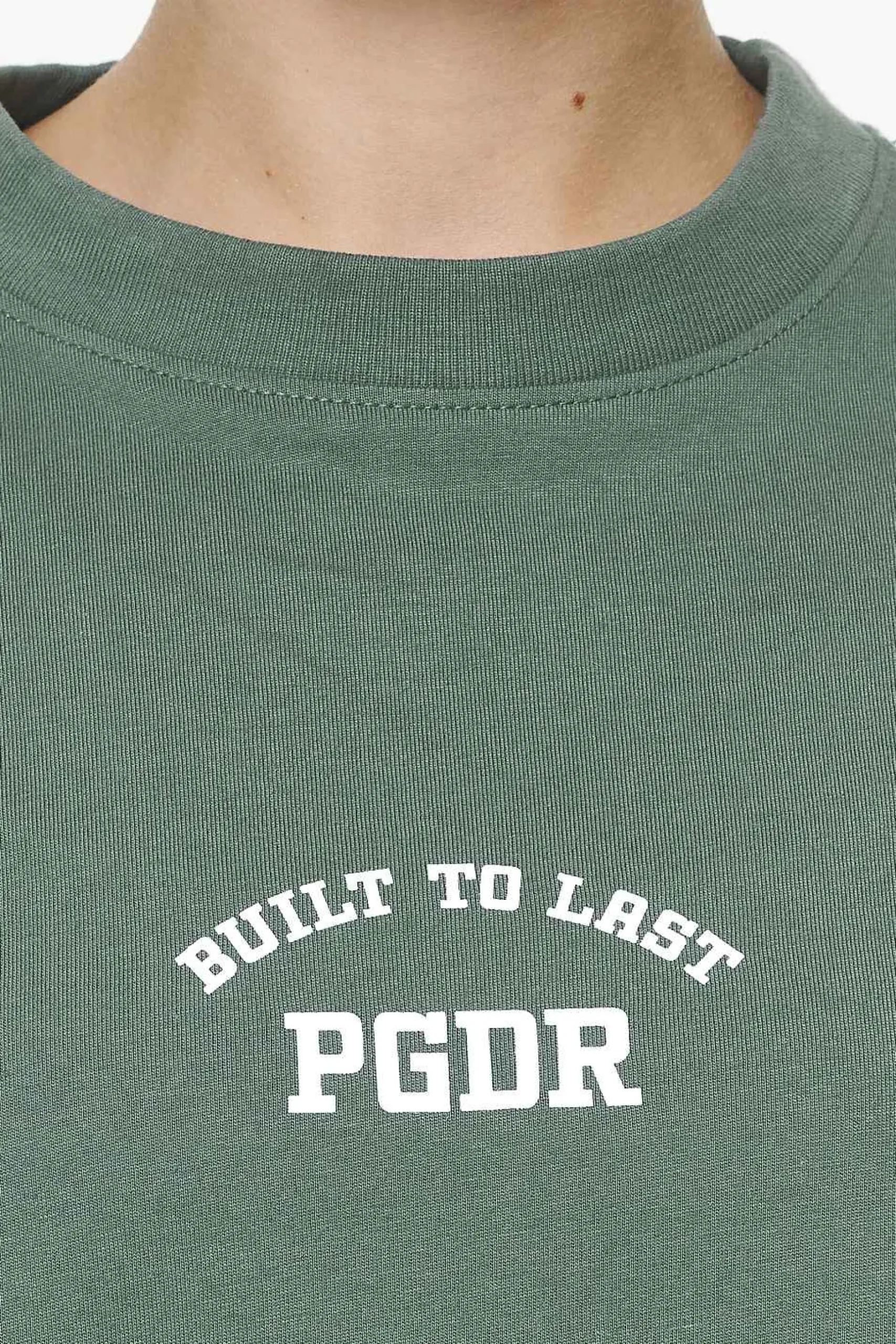 Pegador Tees|Harley Heavy Oversized Tee Vintage Washed Garden Green