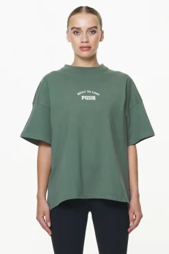 Pegador Tees|Harley Heavy Oversized Tee Vintage Washed Garden Green