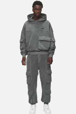 Pegador Pants & Joggers|Harvey Terry Cargo Sweat Pants Vintage Grey