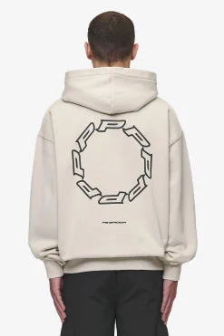 Pegador Hoodies|Hawkins Oversized Hoodie Washed Light Beige