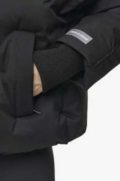 Pegador Jackets|Henra Oversized Raglan Puffer Jacket Black