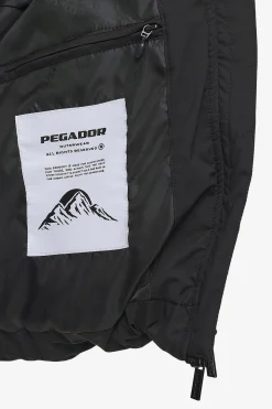 Pegador Jackets|Henra Oversized Raglan Puffer Jacket Black