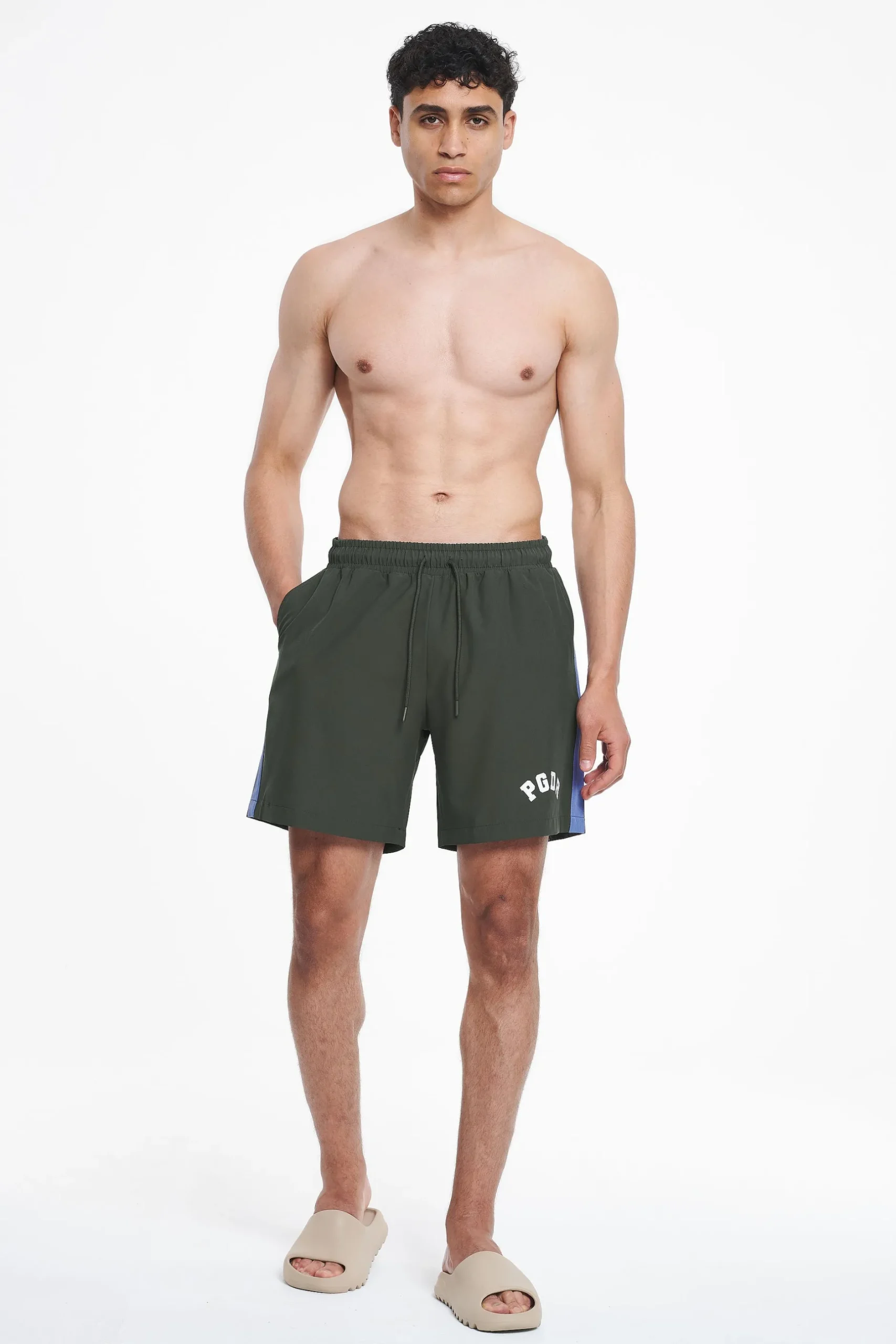 Pegador Swim Shorts|Hermon Swim Shorts Dark Olive