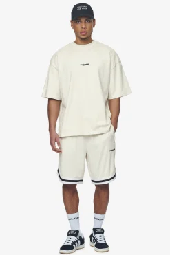 Pegador Tees|Hussey Boxy Tee Washed Salty Cream