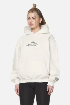 Pegador Hoodies|Idalia Oversized Hoodie  Washed Coconut Milk