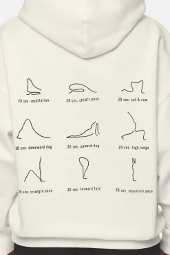 Pegador Hoodies|Idalia Oversized Hoodie  Washed Coconut Milk