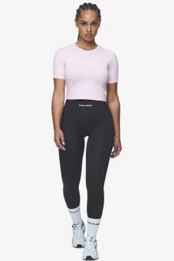Pegador Tees|Ines Cropped Baby Tee White Gum Washed bubblegum
