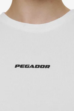 Pegador Tees|Ines Cropped Baby Tee White Black Gum