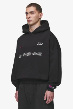 Pegador Hoodies|Iron Boxy Hoodie Washed Black