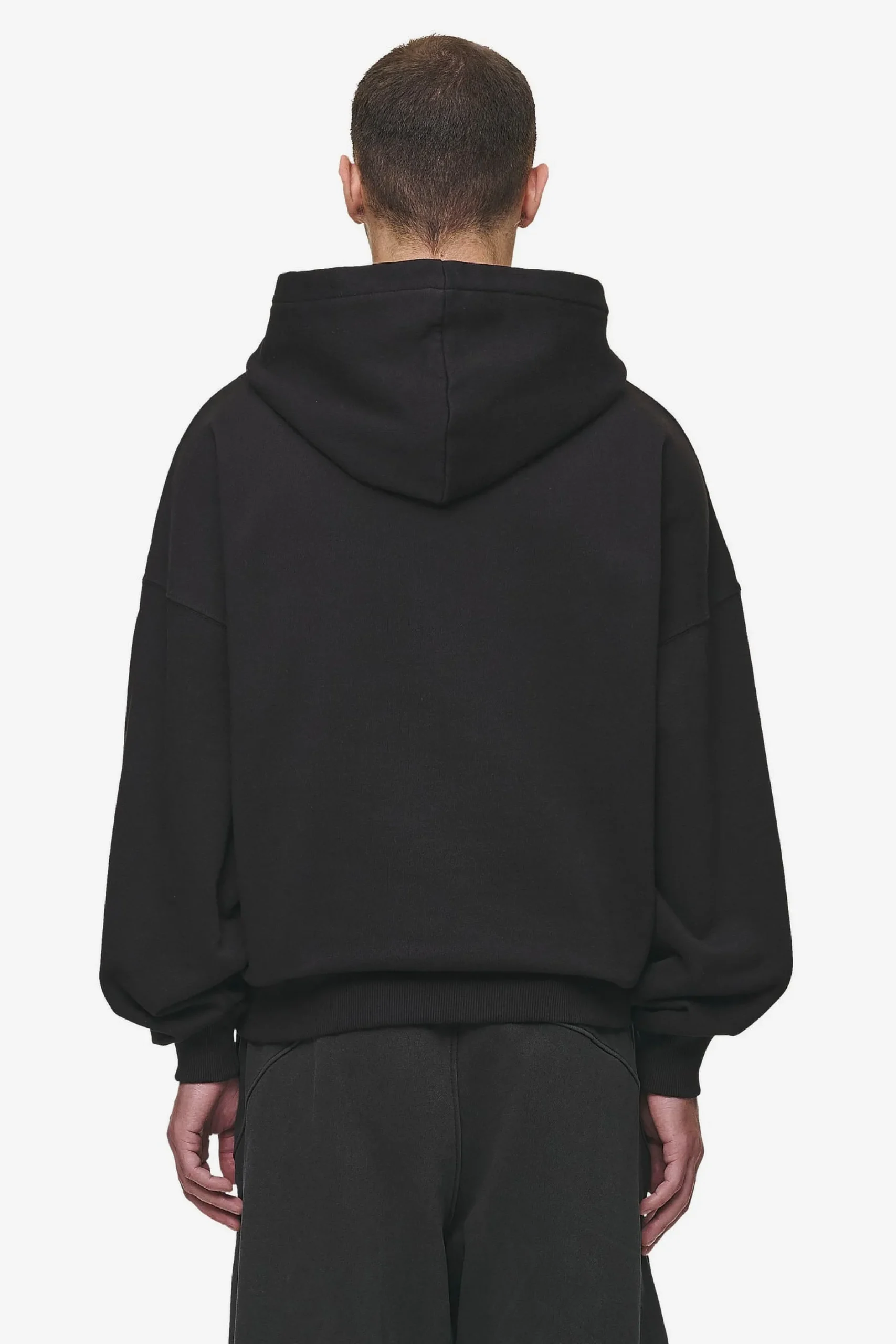Pegador Hoodies|Iron Boxy Hoodie Washed Black