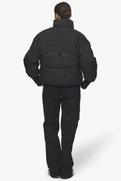 Pegador Jackets|Jara Oversized Boxy Puffer Jacket Black