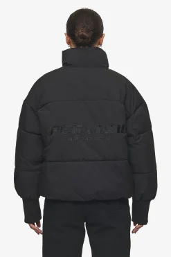Pegador Jackets|Jara Oversized Boxy Puffer Jacket Black