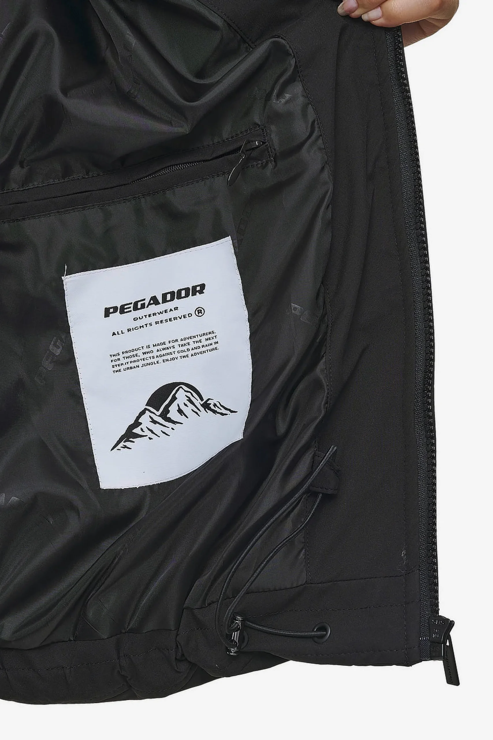 Pegador Jackets|Jara Oversized Boxy Puffer Jacket Black