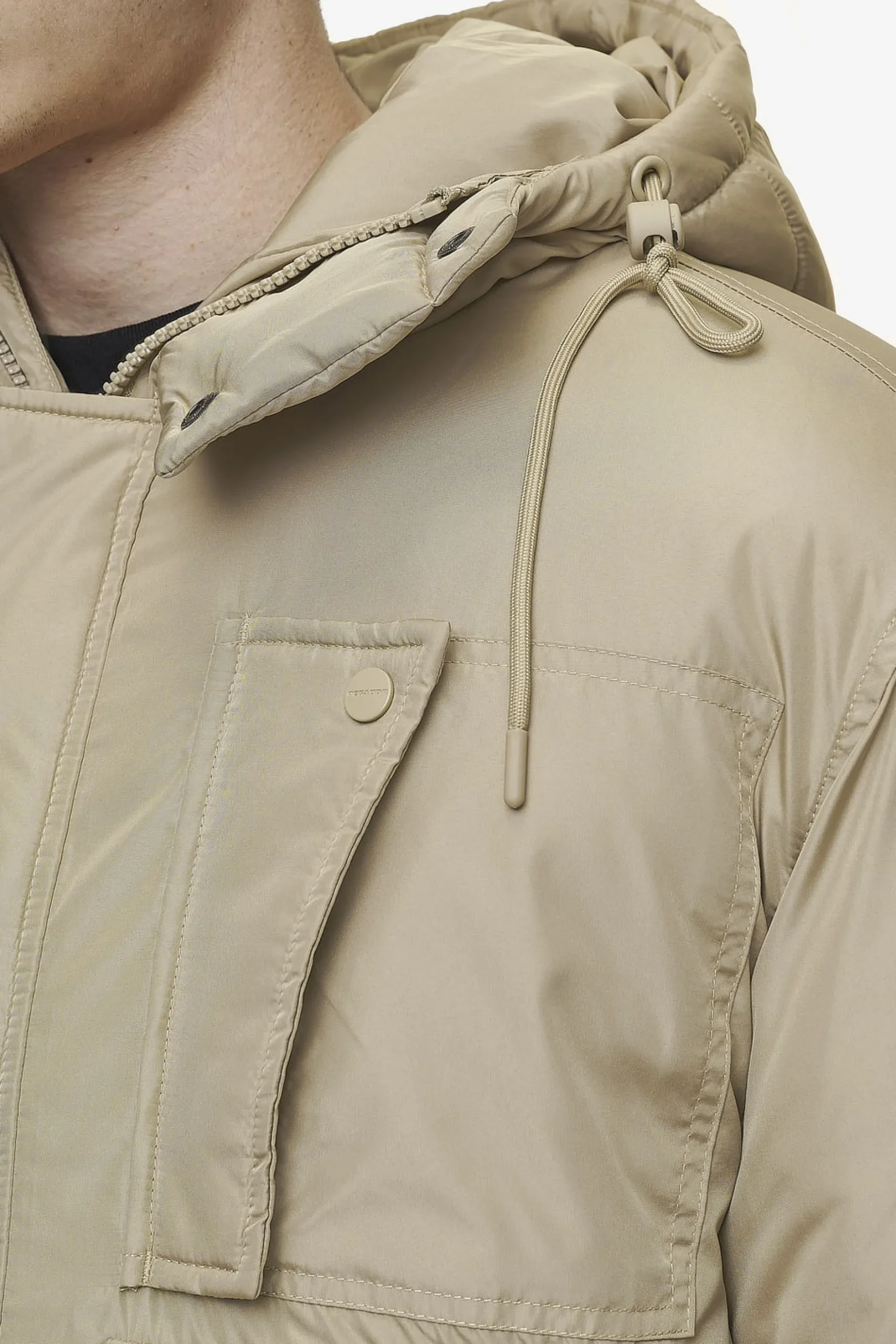 Pegador Jackets|Jean Utility Puffer Jacket Sand