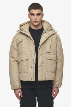 Pegador Jackets|Jean Utility Puffer Jacket Sand