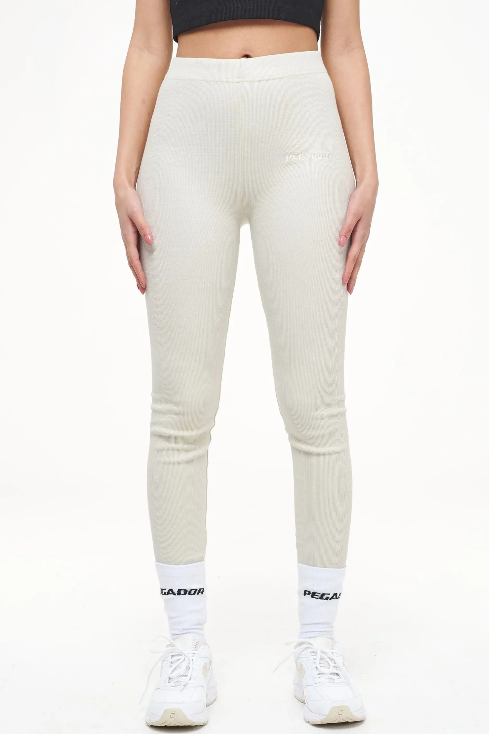 Pegador Leggings|Jill Rib Leggings Vintage Washed Angels Cream