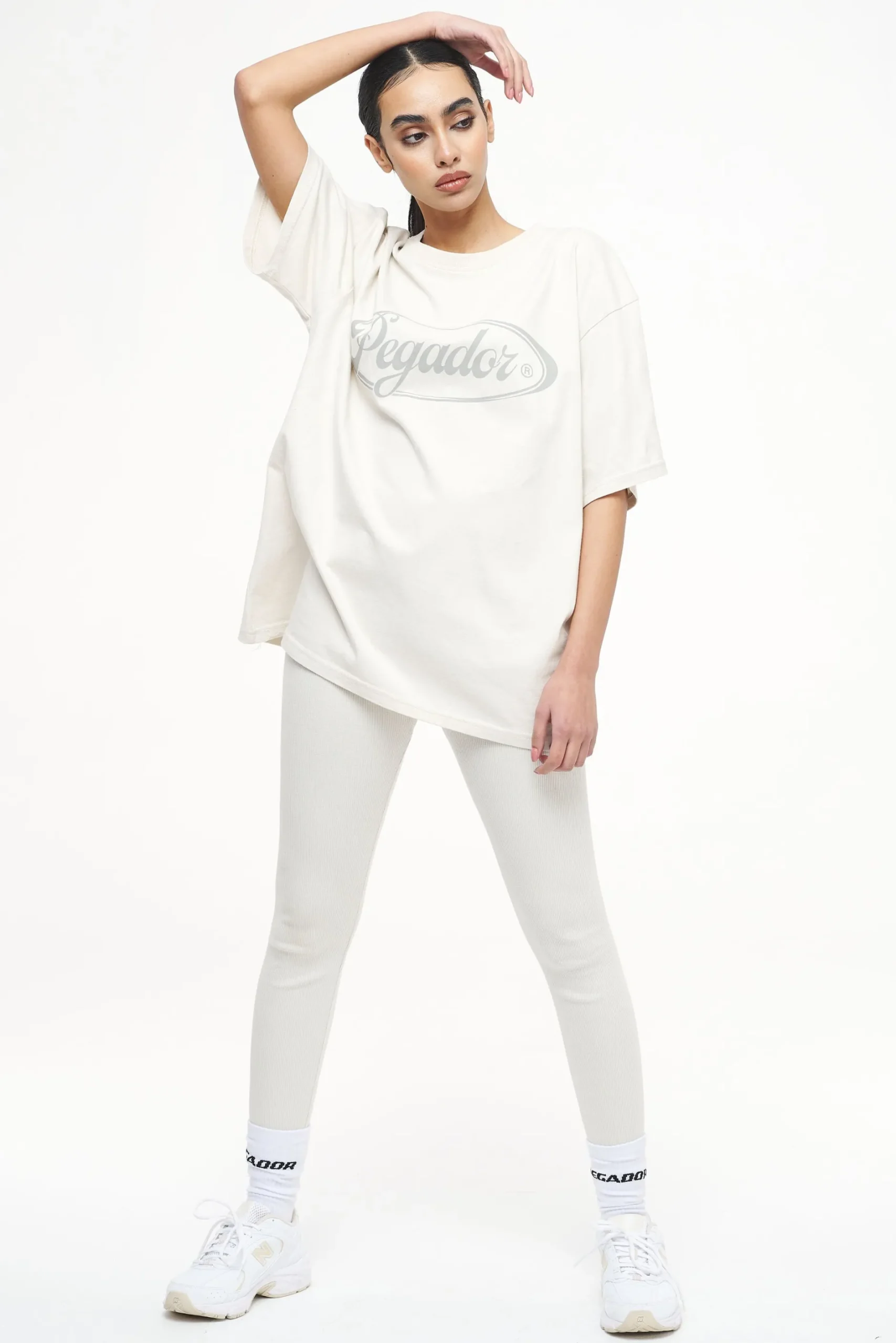 Pegador Leggings|Jill Rib Leggings Vintage Washed Angels Cream