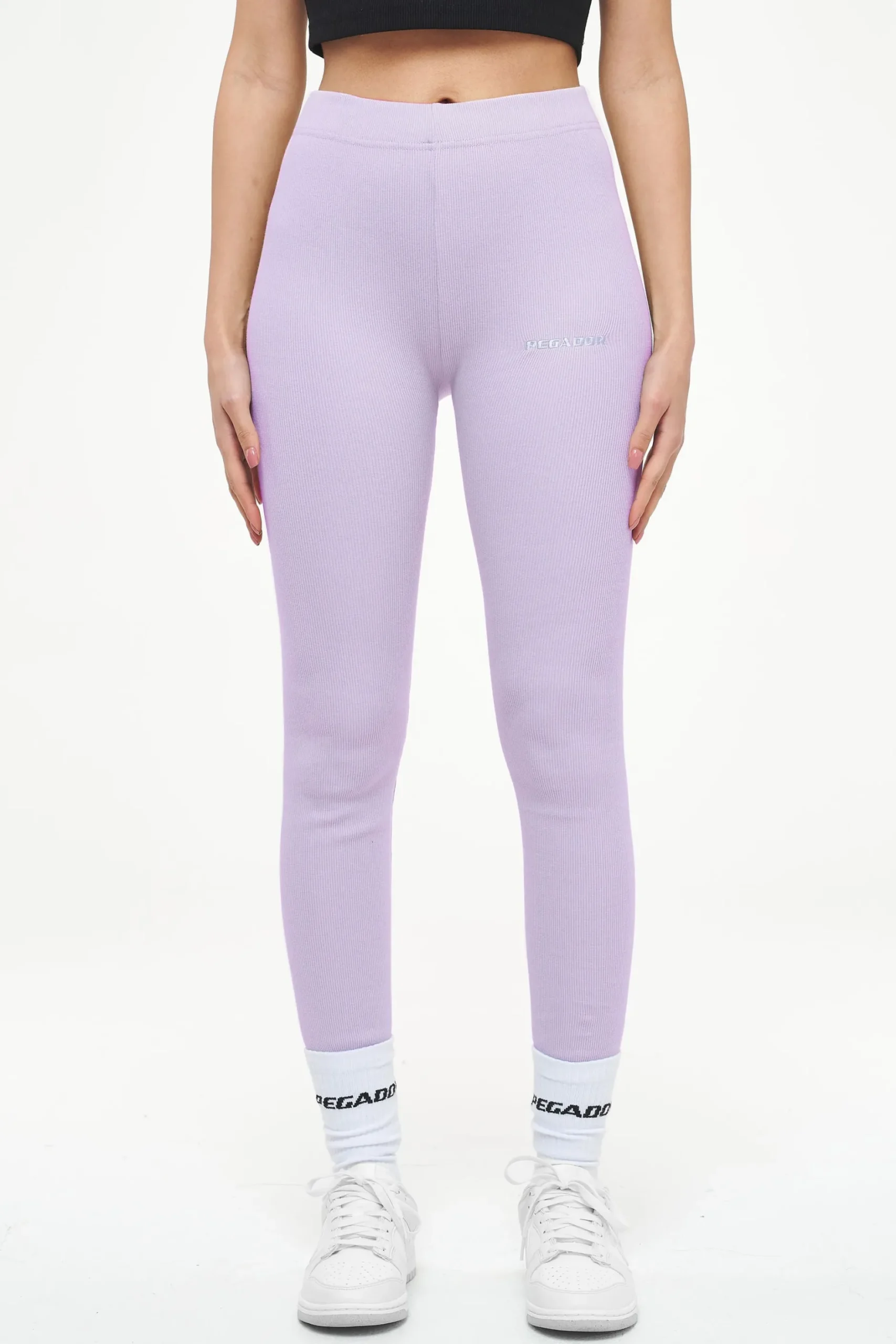 Pegador Leggings|Jill Rib Leggings Vintage Washed Purple Paste