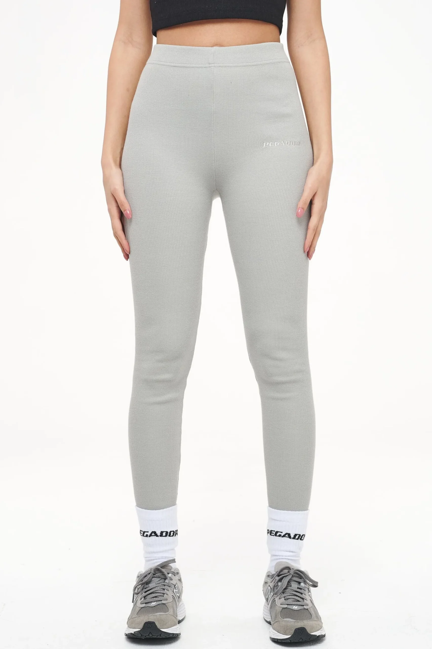 Pegador Leggings|Jill Rib Leggings Vintage Washed Quiet Gray