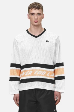 Pegador Longsleeves|Johnsen Mesh Longsleeve White Apricot