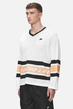 Pegador Longsleeves|Johnsen Mesh Longsleeve White Apricot