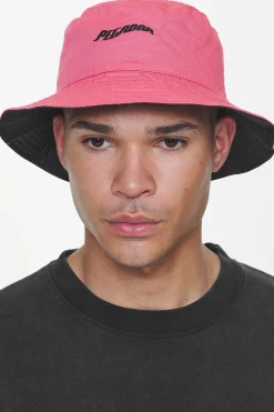 Pegador Caps & Hats|Juan Reversible Bucket Hat Black Strawberry