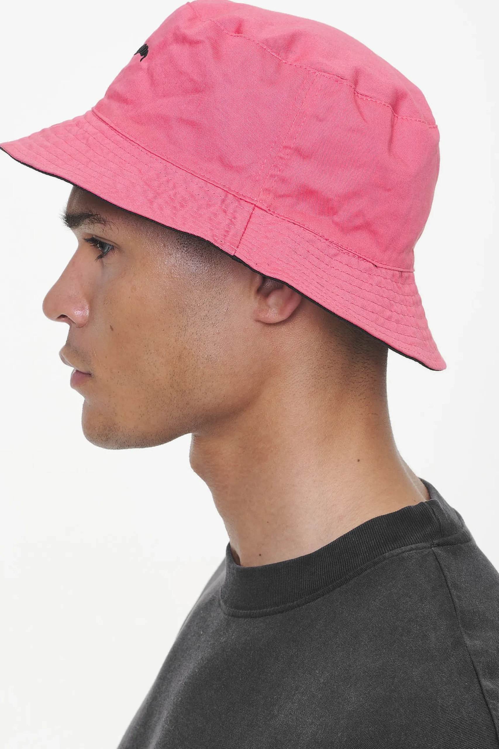 Pegador Caps & Hats|Juan Reversible Bucket Hat Black Strawberry