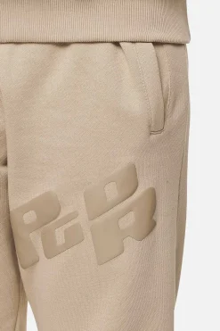 Pegador Pants|Julago High Waisted Sweat Pants Washed Safari Sand