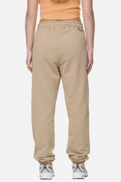 Pegador Pants|Julago High Waisted Sweat Pants Washed Safari Sand