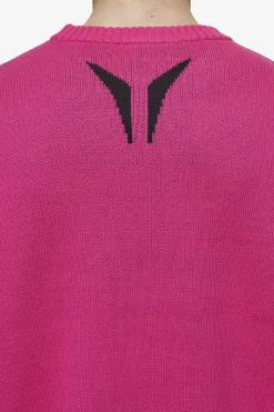 Pegador Sweaters|Knitwear|Kazan Boxy Knit Sweater Virtual Pink Black