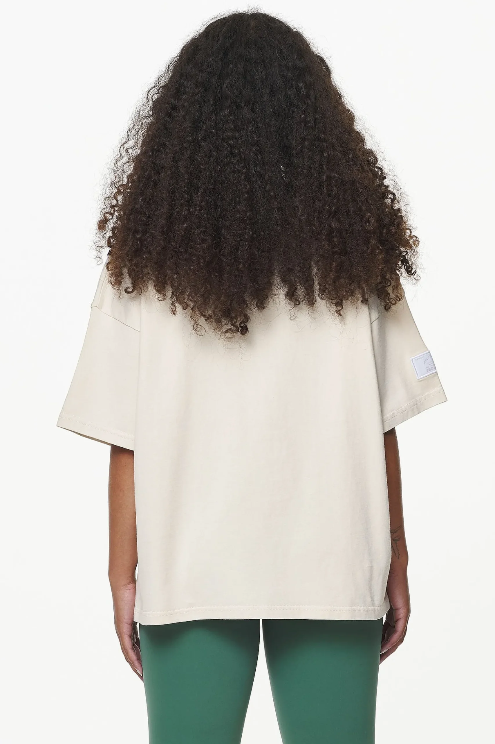 Pegador Tees|Keats Heavy Oversized Tee Vintage Washed Bone White