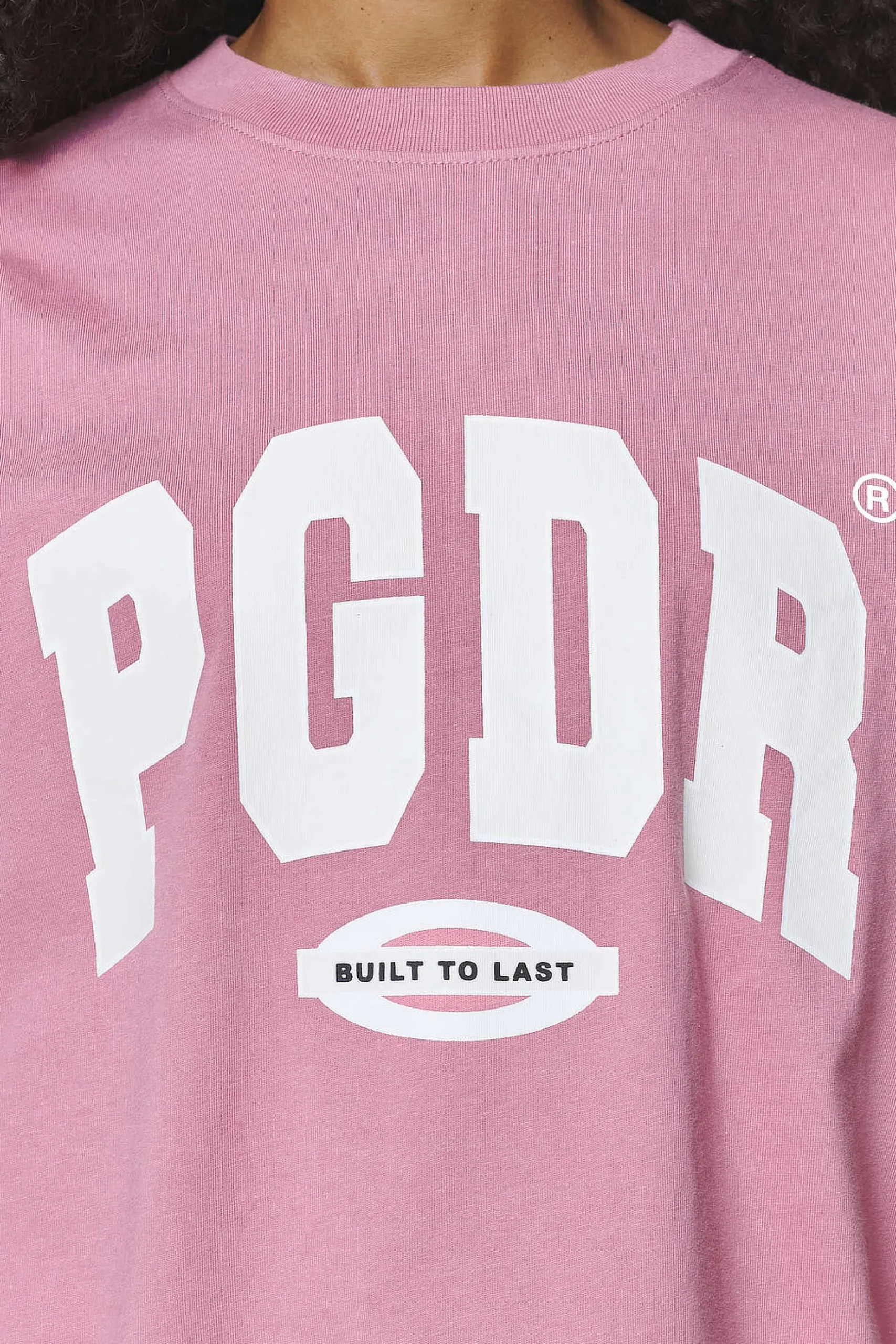 Pegador Tees|Keats Heavy Oversized Tee Vintage Washed Rust Pink