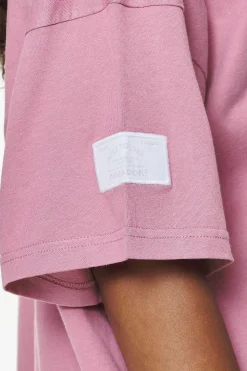 Pegador Tees|Keats Heavy Oversized Tee Vintage Washed Rust Pink
