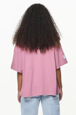 Pegador Tees|Keats Heavy Oversized Tee Vintage Washed Rust Pink