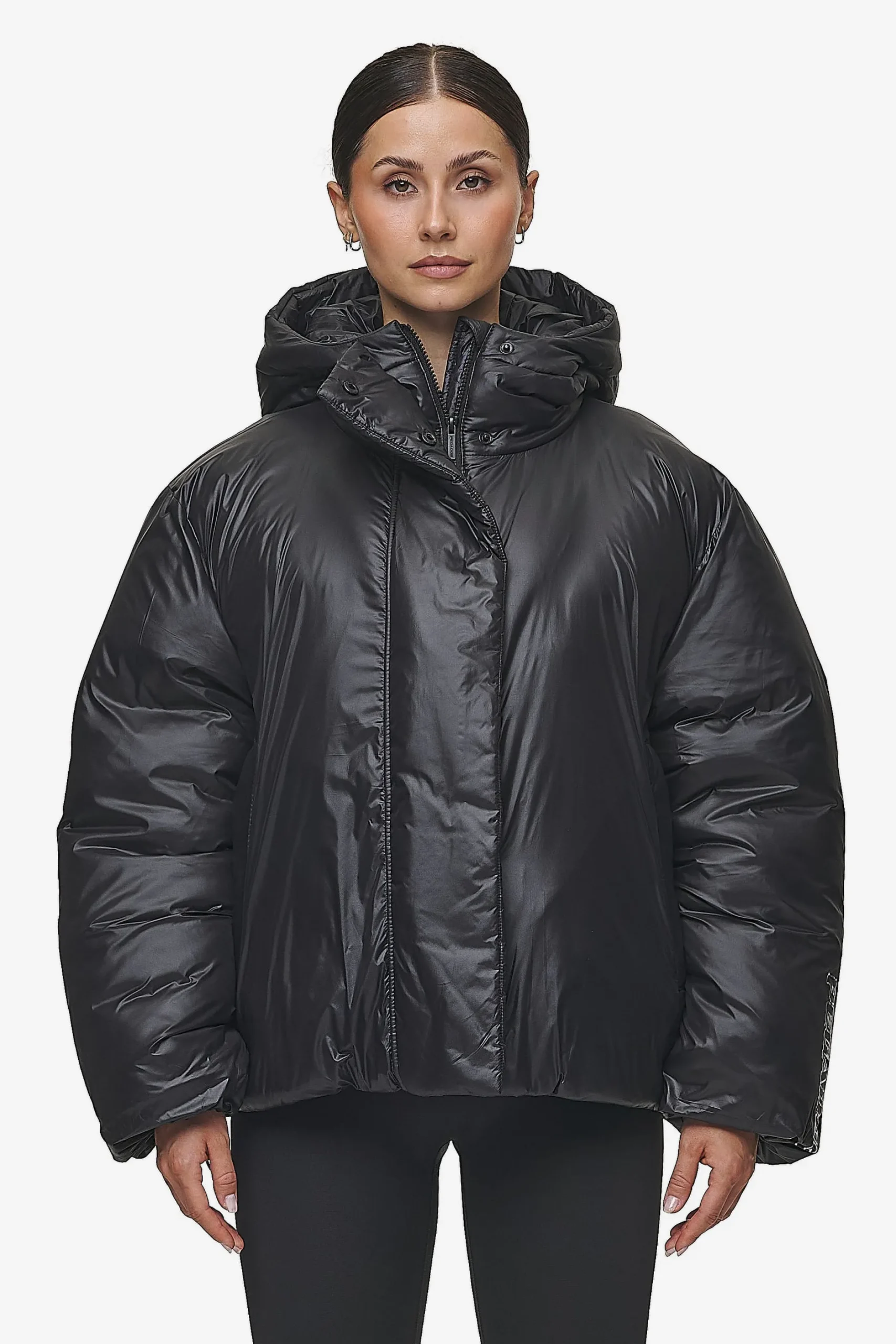 Pegador Jackets|Keboli Oversized Puffer Jacket Black