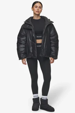 Pegador Jackets|Keboli Oversized Puffer Jacket Black