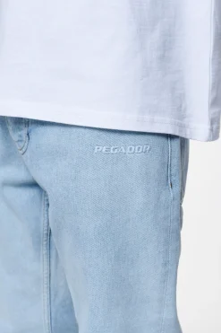 Pegador Jeans|Kelton Straight Jeans Washed Light Blue