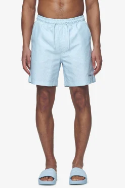 Pegador Swim Shorts|Kempton Monogram Swim Shorts Baby Blue