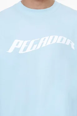 Pegador Tees|Kinley Boxy Tee Vintage Aqua
