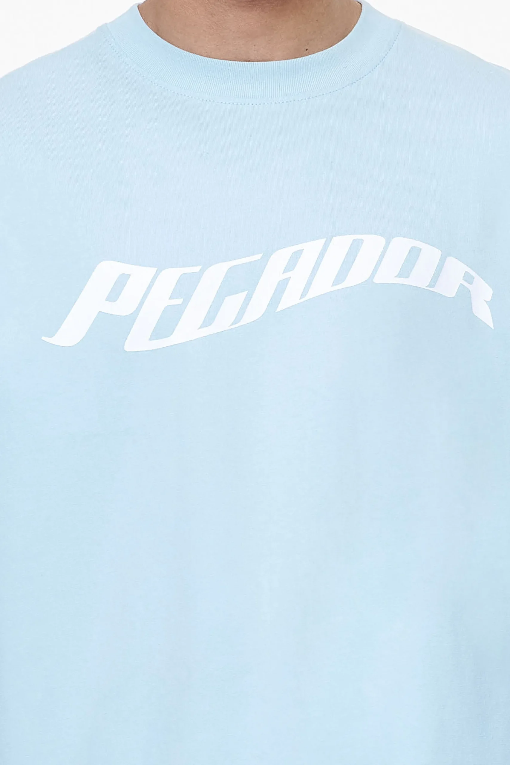 Pegador Tees|Kinley Boxy Tee Vintage Aqua