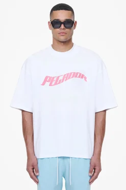 Pegador Tees|Kinley Boxy Tee White