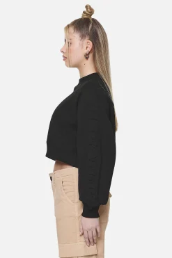 Pegador Sweaters|Kintore Cropped Oversized Raglan Sweater  Black