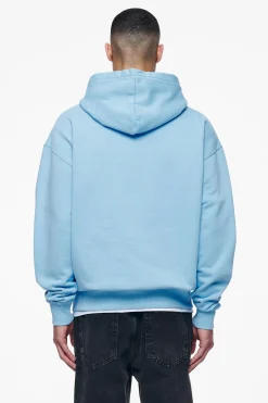 Pegador Hoodies|Kirk Oversized Hoodie Vintage Washed Riviera Blue