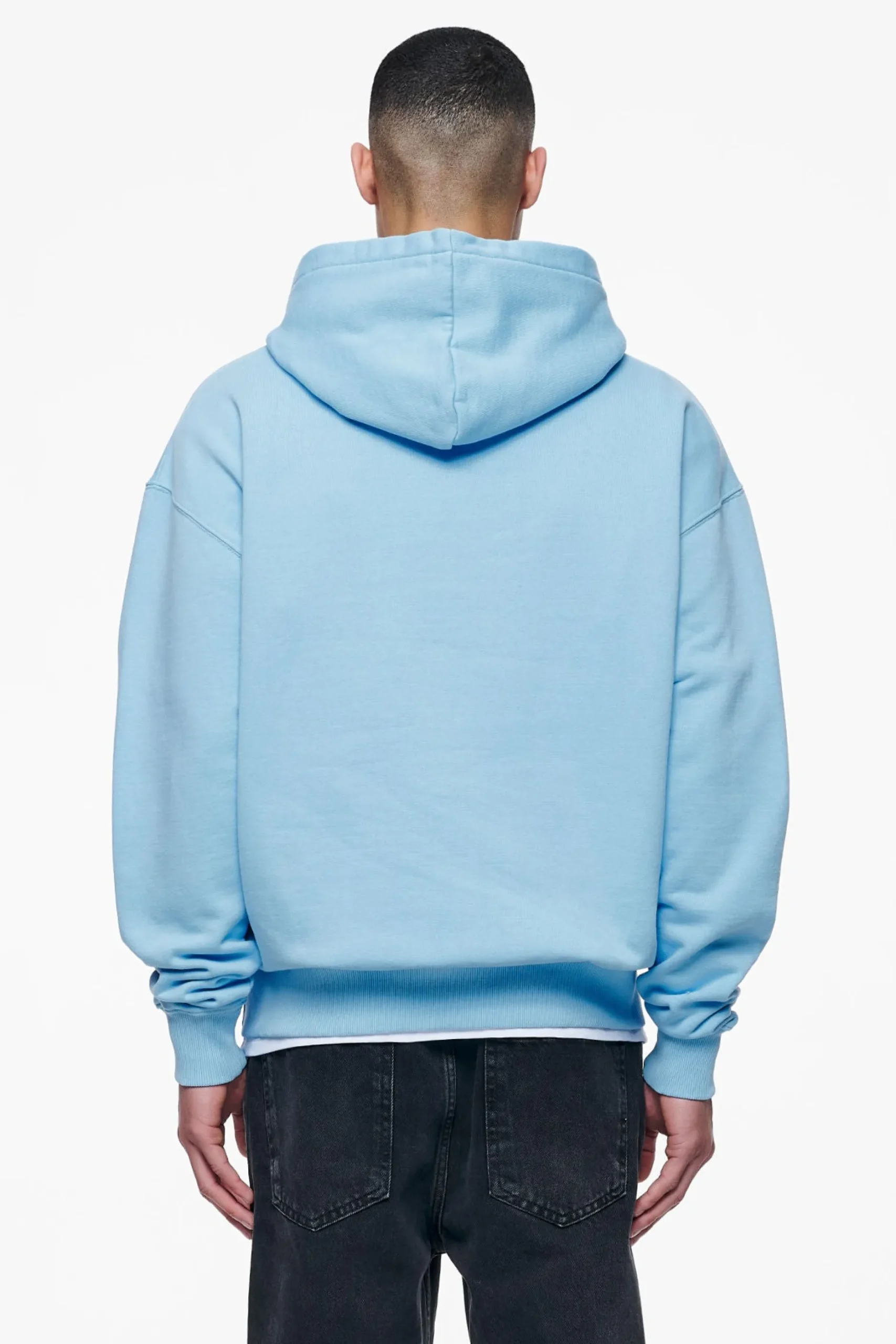 Pegador Hoodies|Kirk Oversized Hoodie Vintage Washed Riviera Blue