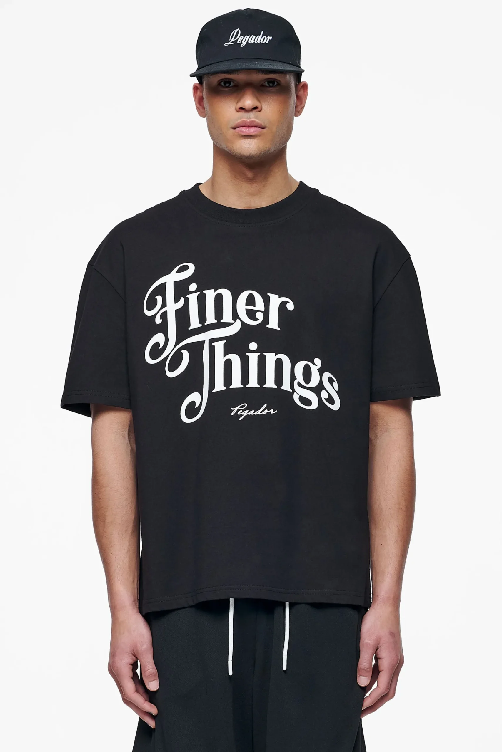 Pegador Tees|Kirk Oversized Tee Black