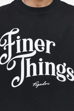Pegador Tees|Kirk Oversized Tee Black